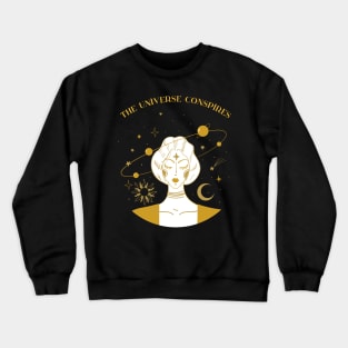 The Universe Conspires Crewneck Sweatshirt